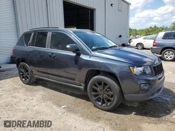 2015 Jeep Compass Sport with VIN 1C4NJCBA1FD204043, listed as a Copart auction lot 52148715 with 108,205 mi miles and Salvage Title. Bid and sale history available at carsss.com. Image 4.