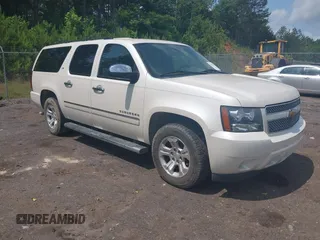 2013 Chevrolet Suburban LTZ with VIN 1GNSCKE0XDR322898, listed as a IAAI auction lot 42279704 with 213,429 mi miles and . Bid and sale history available at DreamBid. Image 1.