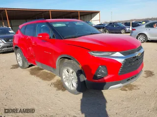 2021 Chevrolet Blazer LT with VIN 3GNKBDRSXMS571984, listed as a IAAI auction lot 41322405 with 97,235 mi miles. Bid and sale history available at carsss.com. Image 1.