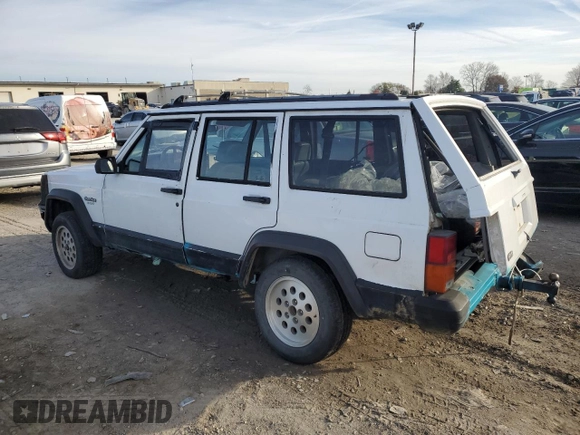 1994 Jeep Cherokee Sport with VIN 1J4FT68S0RL142185, listed as a Copart auction lot 80419344 with 172,294 mi miles and Salvage Title. Bid and sale history available at carsss.com. Image 2.