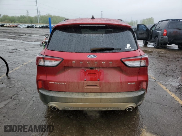 2022 Ford Escape Titanium with VIN 1FMCU9J94NUA90574, listed as a Copart auction lot 56940865 with 23,795 mi miles and Non repairable. Bid and sale history available at DreamBid. Image 6.