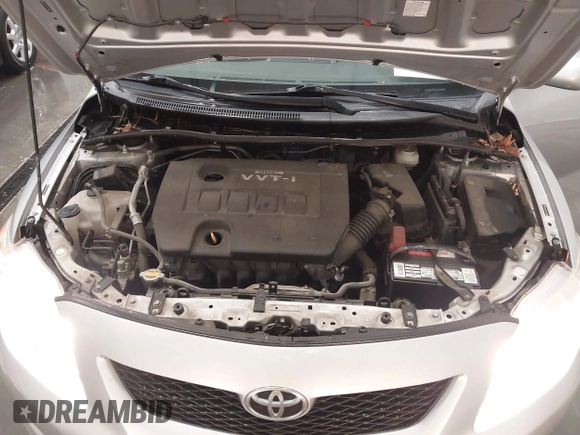 2009 Toyota Corolla with VIN JTDBL40E099056290, listed as a IAAI auction lot 42039105 with 94,043 mi miles and . Bid and sale history available at carsss.com. Image 10.