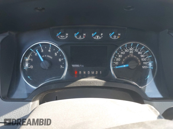 2013 Ford F-150 XL with VIN 1FTFX1ET6DKD01588, listed as a IAAI auction lot 40844069 with 190,583 mi miles and . Bid and sale history available at DreamBid. Image 7.