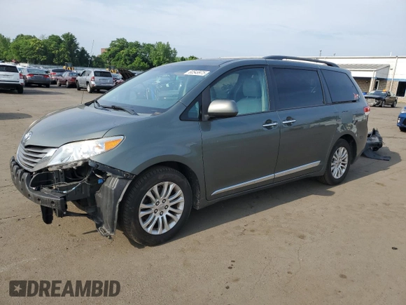 2014 Toyota Sienna XLE z VIN 5TDYK3DC2ES437683, wystawiony jako Copart lot #60549975 z przebiegiem 145 608 mil mil oraz Szkoda całkowita • Salvage title. Historia ofert i sprzedaży dostępna na DreamBid. Obrazek 1.