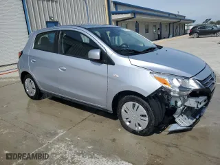 2024 Mitsubishi Mirage ES with VIN ML32AUHJ3RH016852, listed as a Copart auction lot 54159855 with 14,059 mi miles and Clean Title. Bid and sale history available at carsss.com. Image 4.