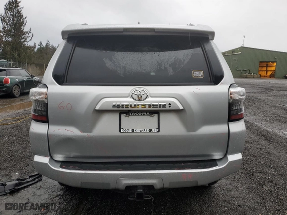 2023 Toyota 4Runner SR5 Premium with VIN JTENU5JRXP6144131, listed as a Copart auction lot 43385375 with 0 mi miles and Salvage Title. Bid and sale history available at carsss.com. Image 6.
