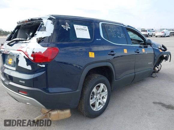 2017 GMC Acadia SLE with VIN 1GKKNRLA7HZ264153, listed as a IAAI auction lot 41439928 with Not Provided miles and . Bid and sale history available at DreamBid. Image 4.