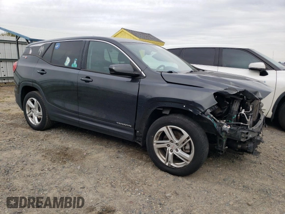 2018 GMC Terrain SLE with VIN 3GKALMEX5JL126355, listed as a Copart auction lot 49701245 with 88,007 mi miles and Salvage Title. Bid and sale history available at carsss.com. Image 4.