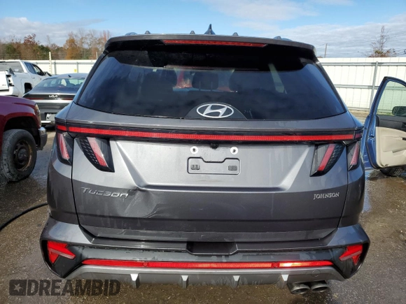 2022 Hyundai Tucson N Line with VIN KM8JF3AE9NU149775, listed as a Copart auction lot 85071034 with 27,688 mi miles and Salvage Title. Bid and sale history available at carsss.com. Image 6.