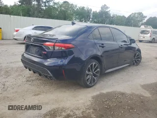 2020 Toyota Corolla XSE with VIN JTDT4RCE7LJ000475, listed as a Copart auction lot 51596105 with 96,782 mi miles and Salvage Title. Bid and sale history available at carsss.com. Image 3.