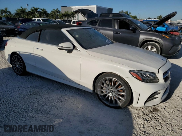 2019 Mercedes-Benz C 300 with VIN WDDWK8DB3KF861175, listed as a Copart auction lot 48482095 with 53,370 mi miles and Salvage Title. Bid and sale history available at carsss.com. Image 4.