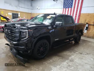 2024 GMC Sierra 1500 Elevation with VIN 1GTUUCED2RZ150591, listed as a Copart auction lot 56146095 with 45,135 mi miles and Salvage title. Bid and sale history available at DreamBid. Image 1.