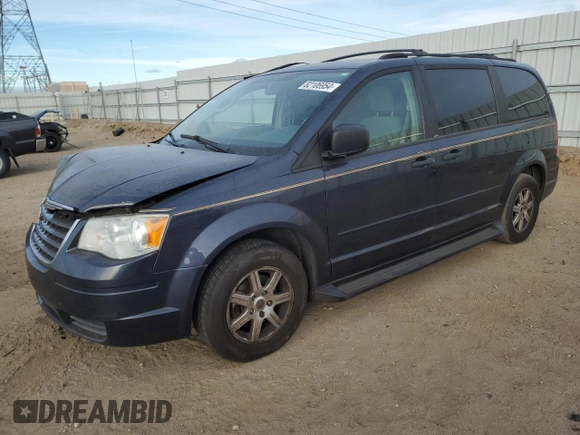2008 Chrysler Town & Country LX with VIN 2A8HR44H98R110376, listed as a Copart auction lot 82106954 with 169,022 mi miles and Salvage Title. Bid and sale history available at DreamBid. Image 1.