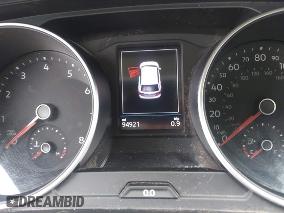 2020 Volkswagen Tiguan S with VIN 3VV1B7AX7LM102966, listed as a IAAI auction lot 42365428 with 94,921 mi miles and . Bid and sale history available at DreamBid. Image 7.