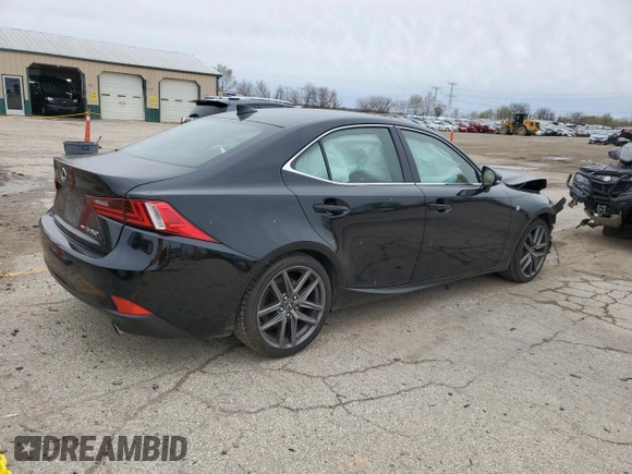 2014 Lexus IS 350 with VIN JTHCE1D20E5005398, listed as a Copart auction lot 51851335 with 111,810 mi miles and Salvage title. Bid and sale history available at DreamBid. Image 3.