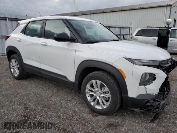 2023 Chevrolet TrailBlazer LS with VIN KL79MNSL0PB149438, listed as a Copart auction lot 80524853 with 5,127 mi miles. Bid and sale history available at carsss.com. Image 4.