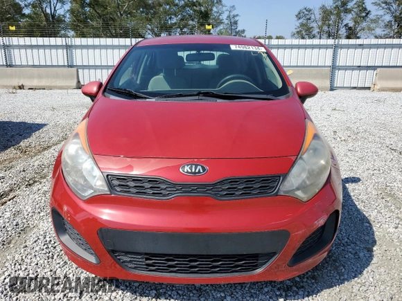 2014 Kia Rio LX with VIN KNADM5A35E6356053, listed as a Copart auction lot 74982134 with 78,623 mi miles and Non Repairable. Bid and sale history available at carsss.com. Image 5.