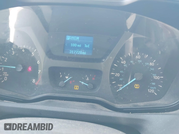 2015 Ford Transit Cargo with VIN 1FTNR1ZM0FKB02483, listed as a IAAI auction lot 41547400 with 317,720 mi miles and . Bid and sale history available at DreamBid. Image 6.