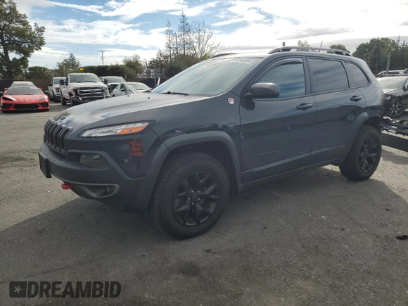 2017 Jeep Cherokee Trailhawk L Plus with VIN 1C4PJMBB1HW538426, listed as a Copart auction lot 81583654 with 120,602 mi miles and Salvage Title. Bid and sale history available at carsss.com. Image 1.