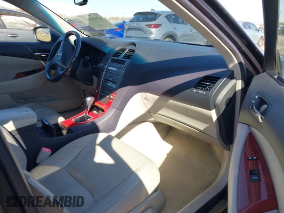 2009 Lexus ES 330 with VIN JTHBJ46G692340772, listed as a IAAI auction lot 41985325 with 172,165 mi miles and . Bid and sale history available at DreamBid. Image 5.