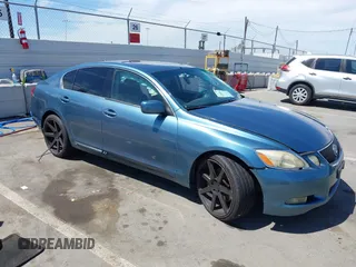 2007 Lexus GS 350 with VIN JTHBE96S170011427, listed as a IAAI auction lot 42010113 with 196,162 mi miles. Bid and sale history available at carsss.com. Image 1.