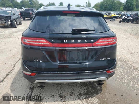 2017 Lincoln MKC Premiere with VIN 5LMCJ1D97HUL61182, listed as a Copart auction lot 63212525 with 99,313 mi miles and Salvage title. Bid and sale history available at DreamBid. Image 6.