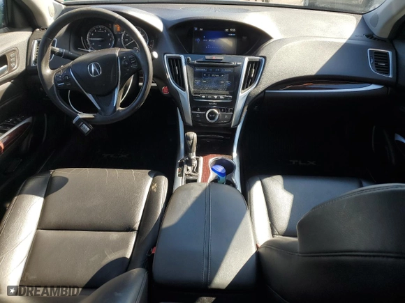 2015 Acura TLX with VIN 19UUB1F34FA029685, listed as a Copart auction lot 49880405 with 165,479 mi miles and Salvage Title. Bid and sale history available at carsss.com. Image 8.