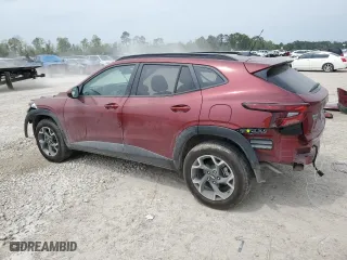 2025 Chevrolet Trax LT with VIN KL77LHEP1SC103128, listed as a Copart auction lot 50737475 with 5,360 mi miles and Salvage Title. Bid and sale history available at carsss.com. Image 2.