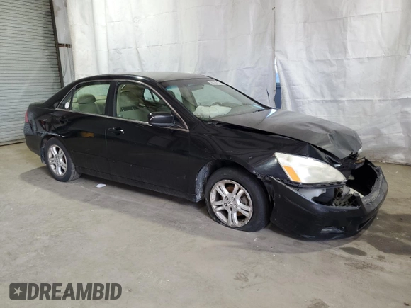 2006 Honda Accord LX SE z VIN 1HGCM56366A180489, wystawiony jako Copart lot #59223515 z przebiegiem 215 708 mil mil oraz Szkoda całkowita • Salvage title. Historia ofert i sprzedaży dostępna na DreamBid. Obrazek 4.