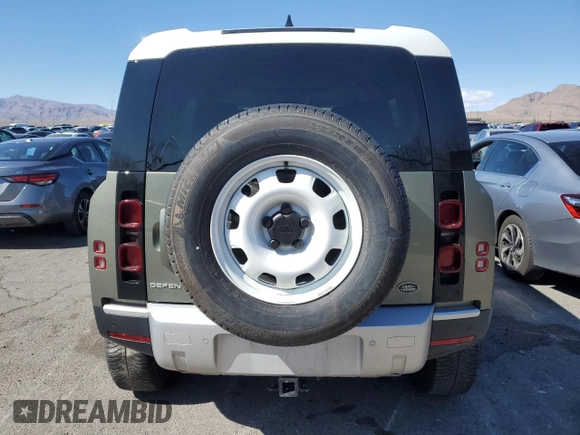 2023 Land Rover Defender S with VIN SALEJ7EX2P2234133, listed as a Copart auction lot 49185905 with 29,315 mi miles and Salvage title. Bid and sale history available at DreamBid. Image 6.