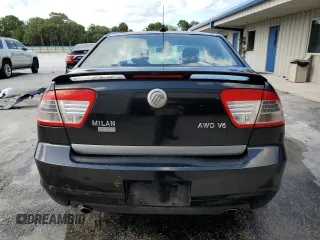 2009 Mercury Milan Premier with VIN 3MEHM021X9R617642, listed as a Copart auction lot 52946915 with 128,038 mi miles and Salvage Title. Bid and sale history available at carsss.com. Image 6.