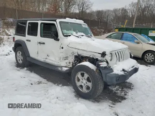 2020 Jeep Wrangler Unlimited Sport S z VIN 1C4HJXDG2LW196539, wystawiony jako Copart lot #41425095 z przebiegiem 57 993 mil mil oraz Szkoda całkowita • Salvage title. Historia ofert i sprzedaży dostępna na DreamBid. Obrazek 4.