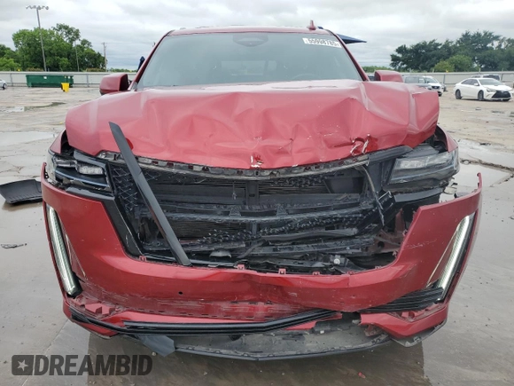 2021 Cadillac Escalade Sport z VIN 1GYS3FKL9MR226155, wystawiony jako Copart lot #55998785 z przebiegiem 96 725 mil mil oraz Szkoda całkowita • Salvage title. Historia ofert i sprzedaży dostępna na DreamBid. Obrazek 5.
