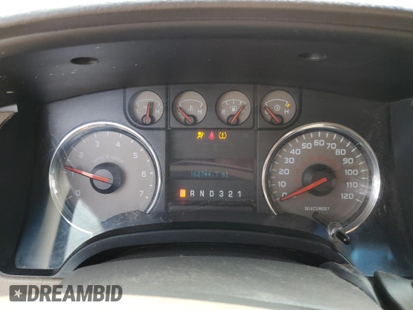 2009 Ford F-150 STX with VIN 1FTRX14849FA73732, listed as a Copart auction lot 59317545 with 162,744 mi miles and Salvage title. Bid and sale history available at DreamBid. Image 9.
