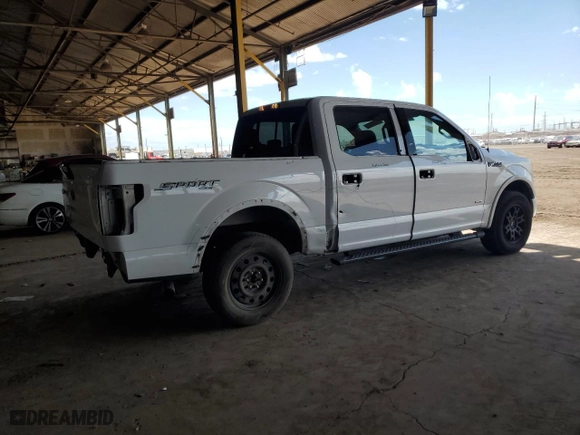2016 Ford F-150 XLT with VIN 1FTEW1EP2GKE47833, listed as a Copart auction lot 52779915 with 117,210 mi miles and Salvage Title. Bid and sale history available at carsss.com. Image 3.
