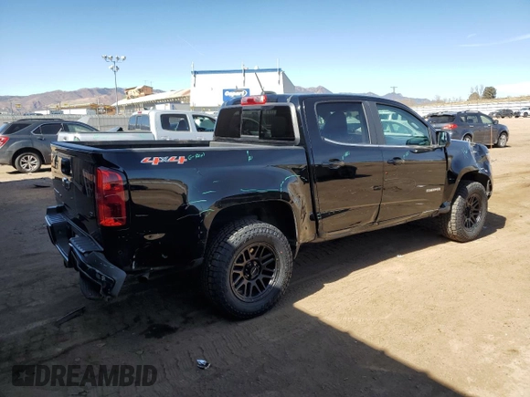 2020 Chevrolet Colorado 4WD LT with VIN 1GCGTCEN9L1251335, listed as a Copart auction lot 48539795 with 34,019 mi miles and Salvage Title. Bid and sale history available at carsss.com. Image 3.
