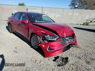 2020 Hyundai Sonata Hybrid Limited with VIN KMHL54JJ9LA015605, listed as a Copart auction lot 46945155 with 35,116 mi miles and Salvage Title. Bid and sale history available at carsss.com. Image 10.