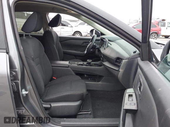 2024 Nissan Rogue S with VIN 5N1BT3AAXRC697600, listed as a IAAI auction lot 42716015 with 28,370 mi miles and . Bid and sale history available at DreamBid. Image 5.