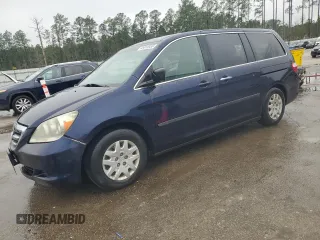 2006 Honda Odyssey LX z VIN 5FNRL38216B105226, wystawiony jako Copart lot #45810955 z przebiegiem 210 738 mil mil oraz Szkoda całkowita • Salvage title. Historia ofert i sprzedaży dostępna na DreamBid. Obrazek 1.