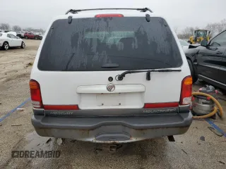 2000 Mercury Mountaineer with VIN 4M2ZU86P4YUJ26343, listed as a Copart auction lot 86396084 with 187,140 mi miles and Salvage title. Bid and sale history available at DreamBid. Image 6.