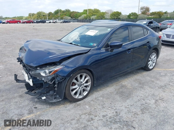 2014 Mazda 3 S Grand Touring with VIN JM1BM1W37E1213159, listed as a IAAI auction lot 42081848 with 166,371 mi miles and . Bid and sale history available at DreamBid. Image 2.