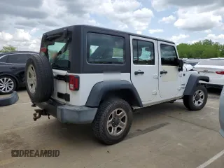 2013 Jeep Wrangler Unlimited Sport RHD with VIN 1C4BJWKG9DL689639, listed as a Copart auction lot 54594975 with 256,837 mi miles and Salvage title. Bid and sale history available at DreamBid. Image 3.
