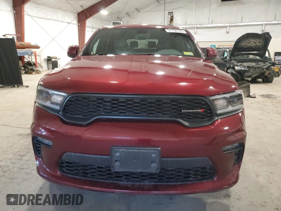 2021 Dodge Durango GT Plus with VIN 1C4RDJDG8MC695745, listed as a Copart auction lot 51138745 with 76,126 mi miles and Salvage title. Bid and sale history available at DreamBid. Image 5.
