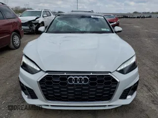 2022 Audi A5 Sportback S line Premium Plus z VIN WAUFACF59NA018118, wystawiony jako Copart lot #55637735 z przebiegiem 34 568 mil mil oraz Szkody całkowita. Historia ofert i sprzedaży dostępna na DreamBid. Obrazek 5.