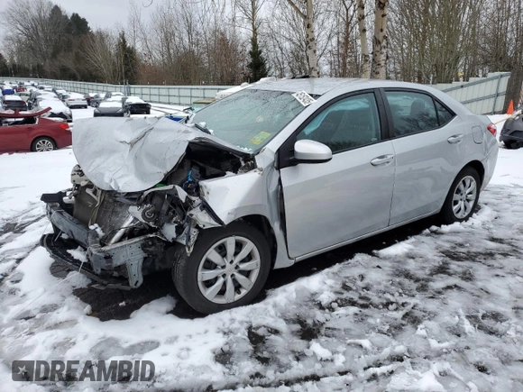 2016 Toyota Corolla L with VIN 2T1BURHE1GC652496, listed as a Copart auction lot 45152435 with Not Provided miles and Salvage Title. Bid and sale history available at DreamBid. Image 1.