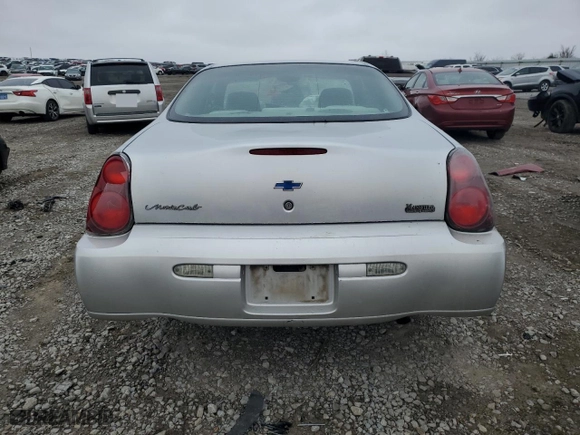 2004 Chevrolet Monte Carlo LS with VIN 2G1WW12E949152595, listed as a Copart auction lot 43121955 with 0 mi miles and Salvage Title. Bid and sale history available at carsss.com. Image 6.