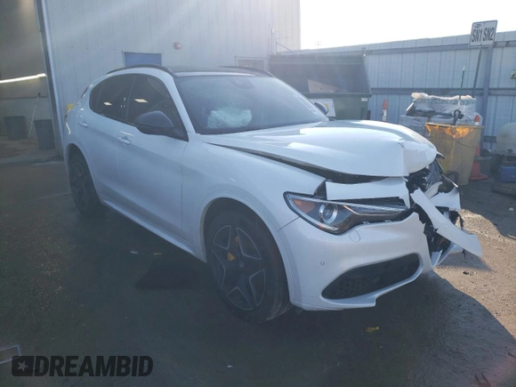 2020 Alfa Romeo Stelvio Ti z VIN ZASPAKBNXL7C93313, wystawiony jako Copart lot #46082005 z przebiegiem 42 508 mil mil oraz Szkoda całkowita • Salvage title. Historia ofert i sprzedaży dostępna na DreamBid. Obrazek 4.