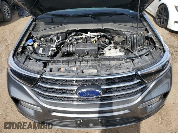 2022 Ford Explorer XLT with VIN 1FMSK8DH1NGB72503, listed as a Copart auction lot 51322615 with 24,650 mi miles and Salvage Title. Bid and sale history available at DreamBid. Image 12.