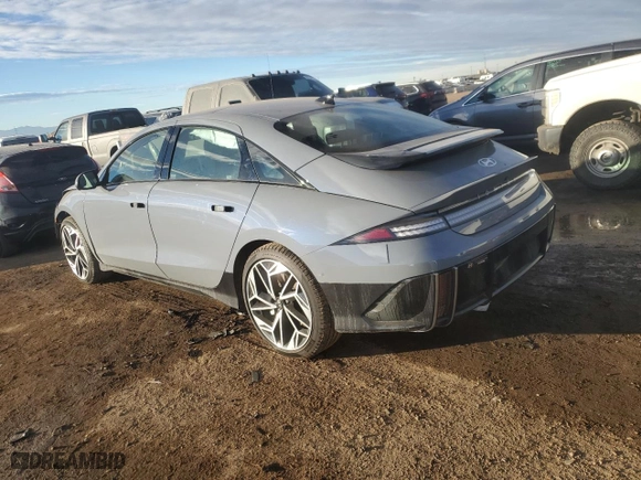 2024 Hyundai IONIQ 6 Limited with VIN KMHM54AC2RA064207, listed as a Copart auction lot 88097135 with 4,006 mi miles and Salvage Title. Bid and sale history available at carsss.com. Image 2.