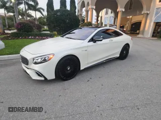2019 Mercedes-Benz S 63 AMG with VIN WDDXJ8JB9KA036251, listed as a Copart auction lot 47608865 with 67,464 mi miles and Clean Title. Bid and sale history available at DreamBid. Image 2.